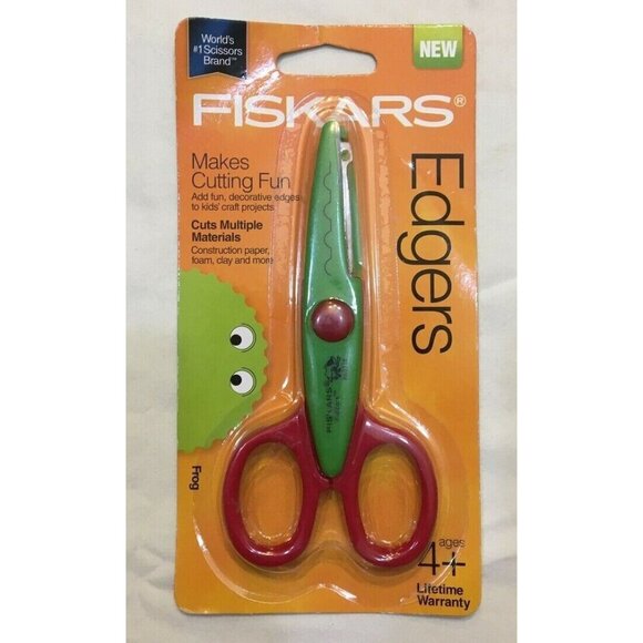 NEW FISKARS EDGERS For Kids Decorative Cuts Construction Paper Foam Clay Crafts - Picture 1 of 3